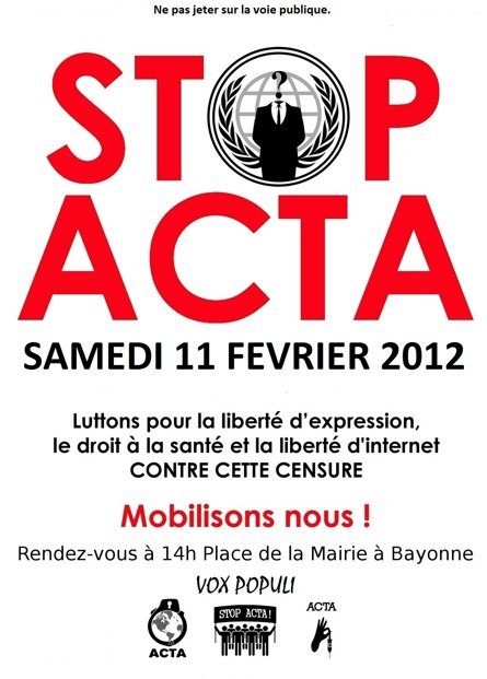 ACTA - La manifestation du 11 février inquiète les députés européens